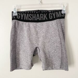 Gymshark Size S Gray Black Flex Shorts Mid Rise Workout Athletic 5" Inseam